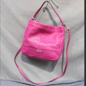 Pink coach crossbody